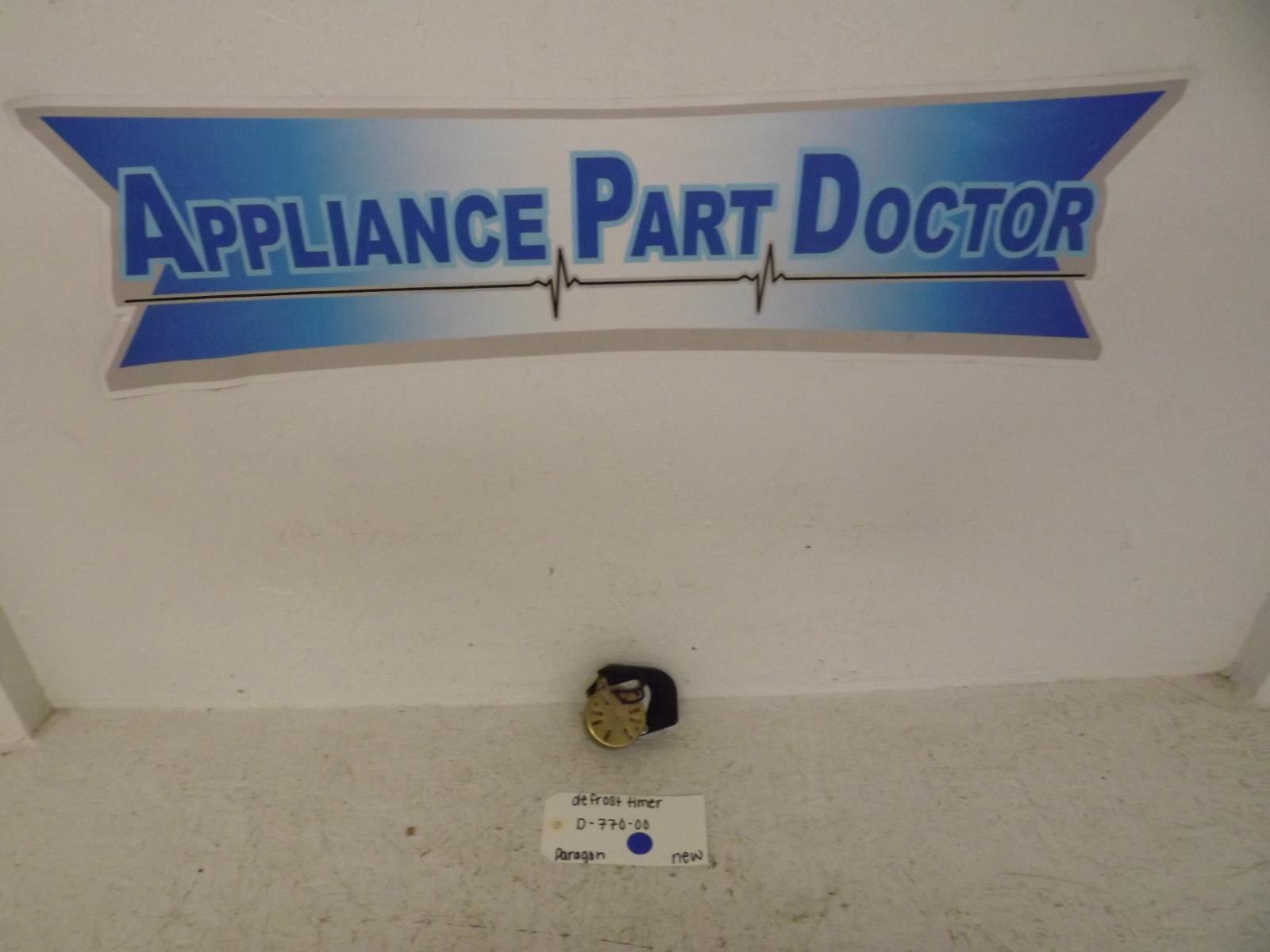 Paragon Refrigerator D-770-00 Defrost Timer Used Paragon Refrigerator D-770-00 Defrost Timer Used